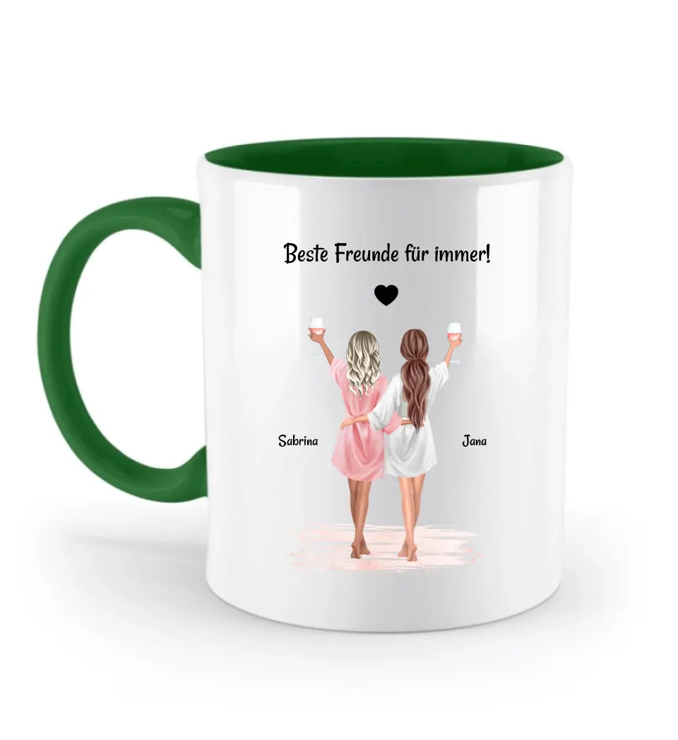 JGA personalisierte Tasse beste Freundin & Braut - Cantty