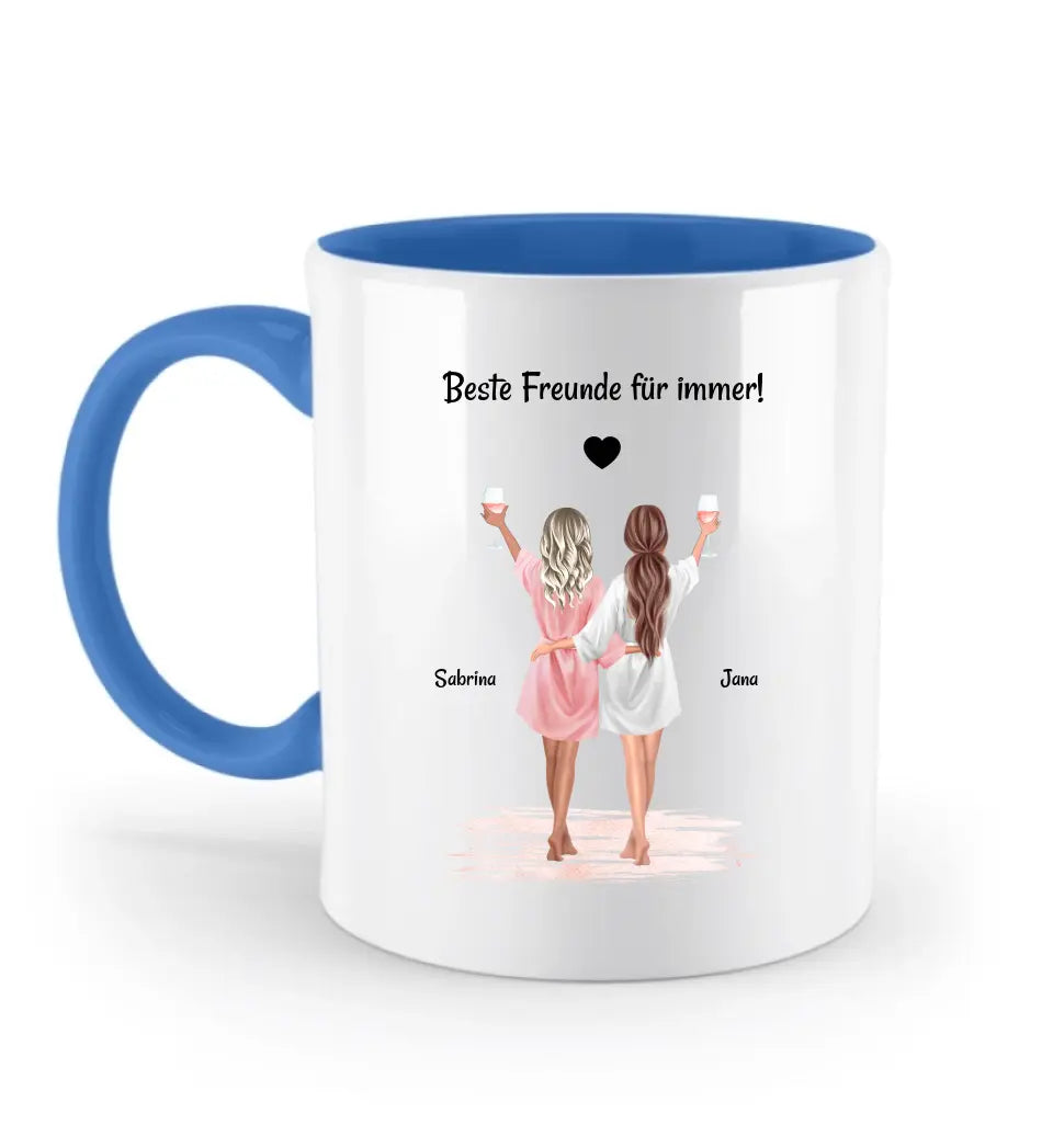 JGA personalisierte Tasse beste Freundin & Braut - Cantty