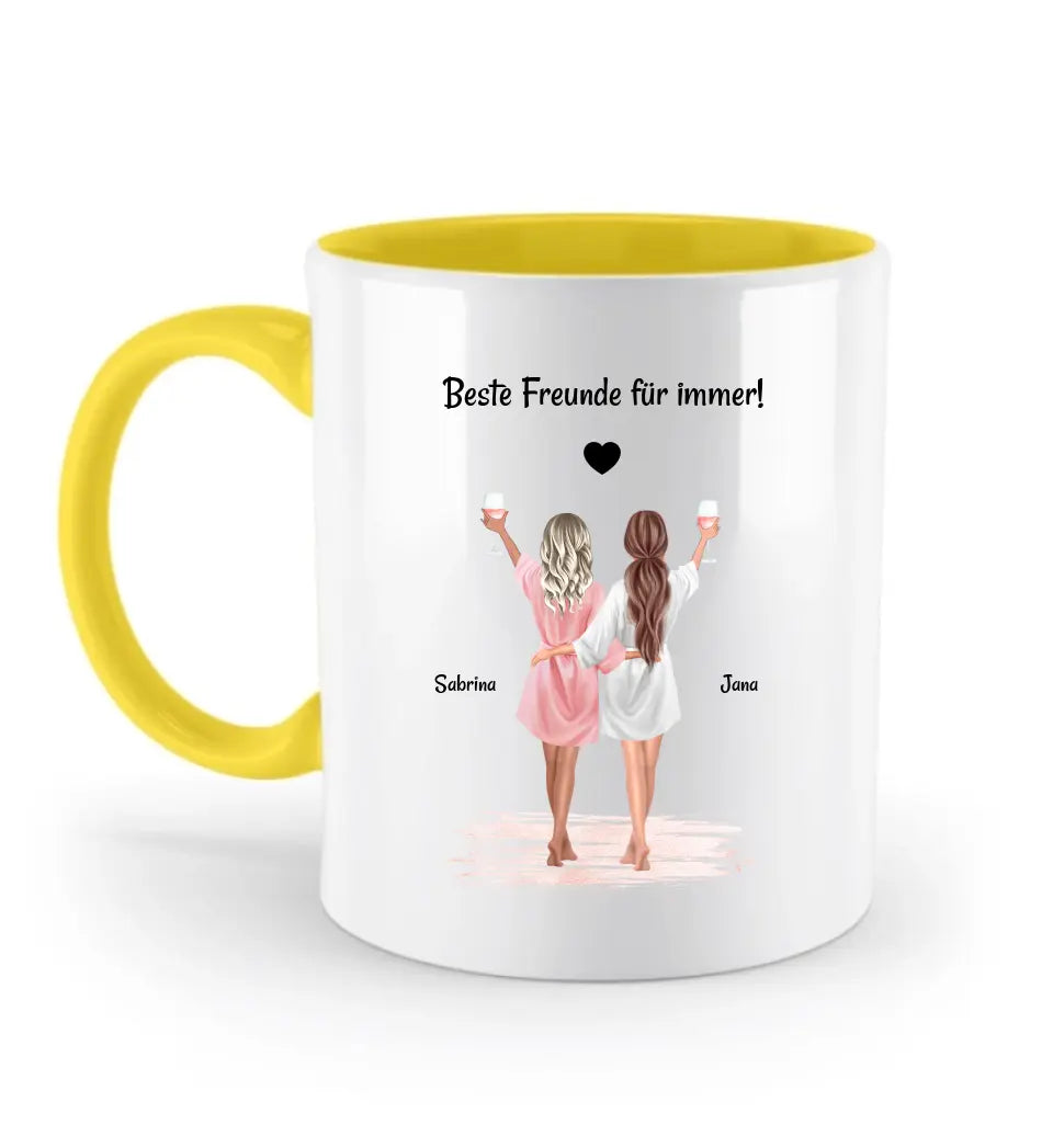 JGA personalisierte Tasse beste Freundin & Braut - Cantty