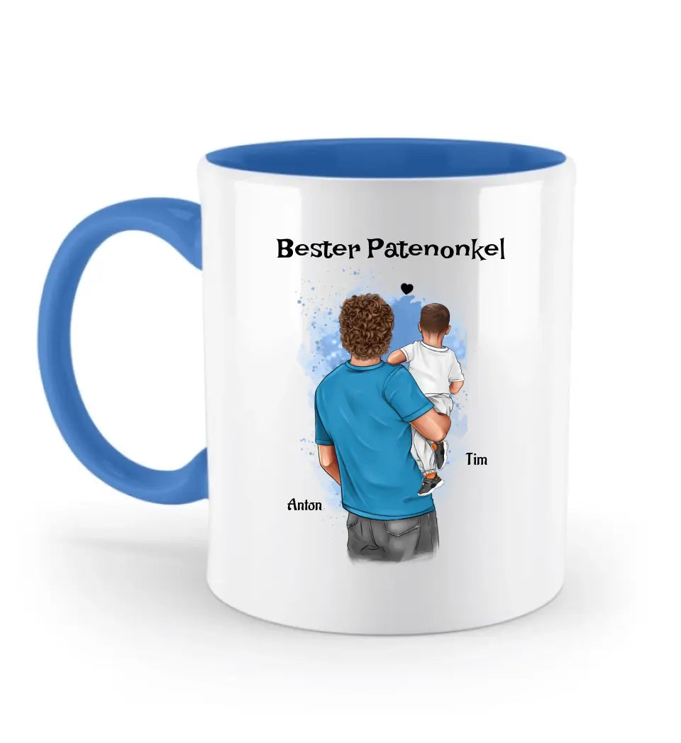 Patenonkel Tasse personalisiert Geschenk von Patenkind Junge - Cantty