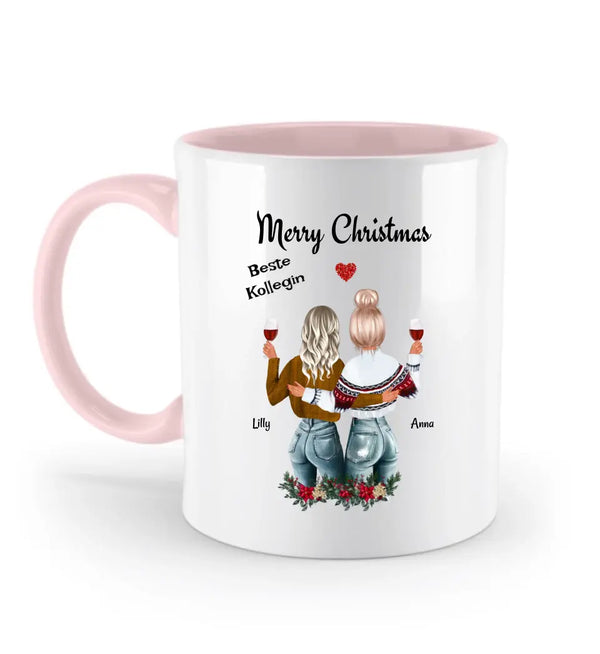 Kollegin Weihnachtsgeschenk Tasse personalisiert