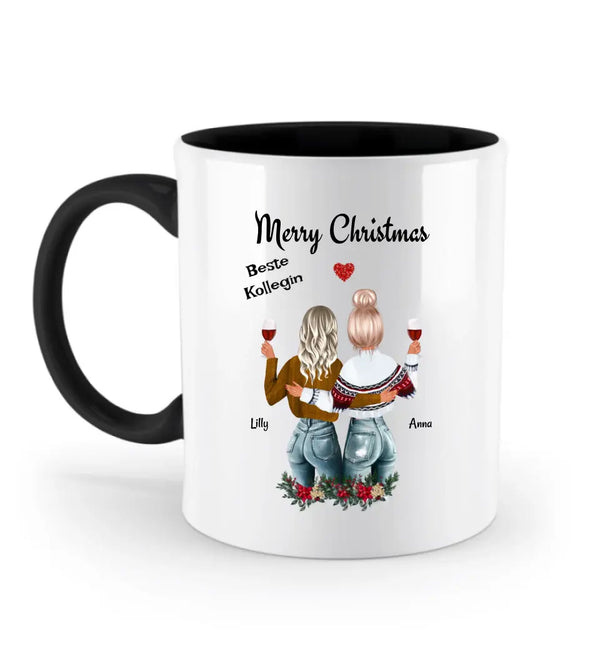 Kollegin Weihnachtsgeschenk Tasse personalisiert