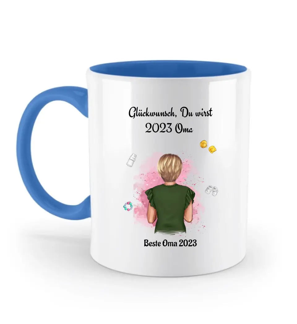 Geschenk Tasse du wirst Oma personalisiert - Cantty