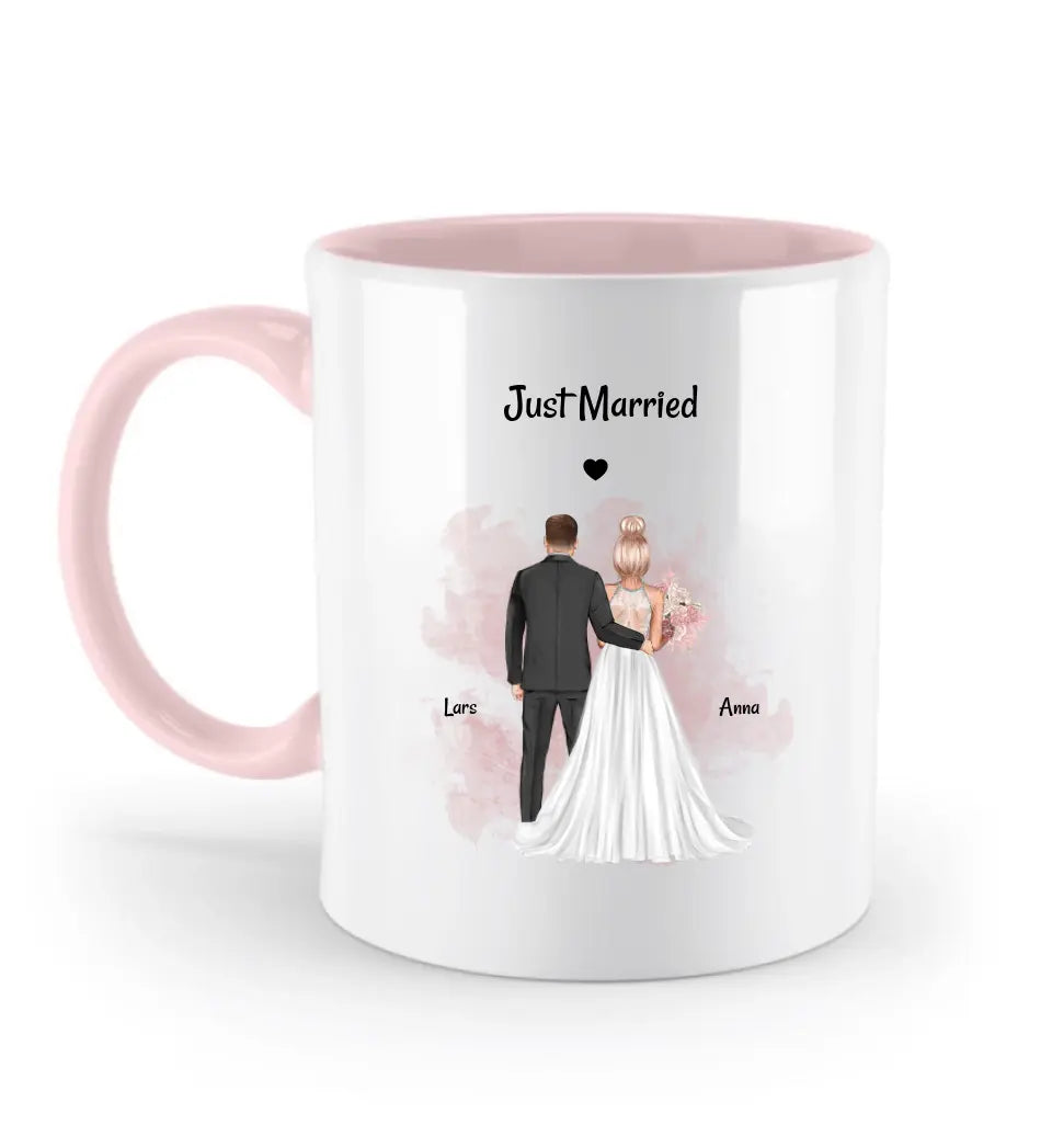 Tasse Hochzeitspaar personalisiert - Cantty