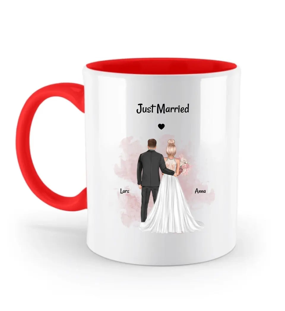 Tasse Hochzeitspaar personalisiert - Cantty