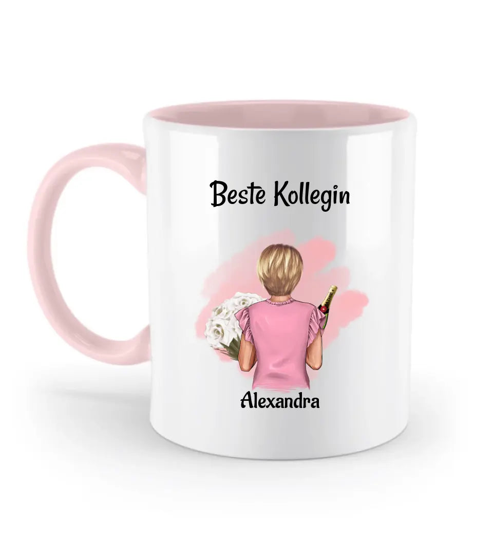Beste Kollegin Tasse Geschenk personalisiert - Cantty