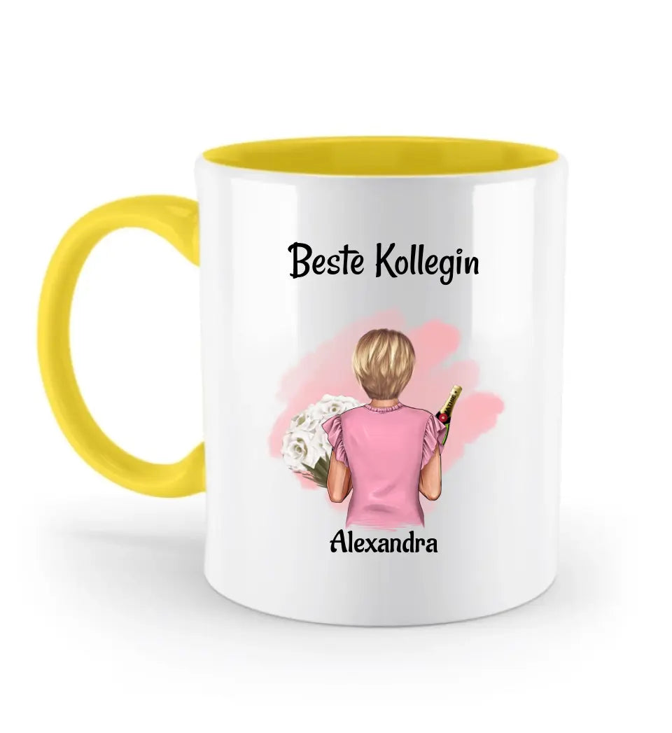 Beste Kollegin Tasse Geschenk personalisiert - Cantty