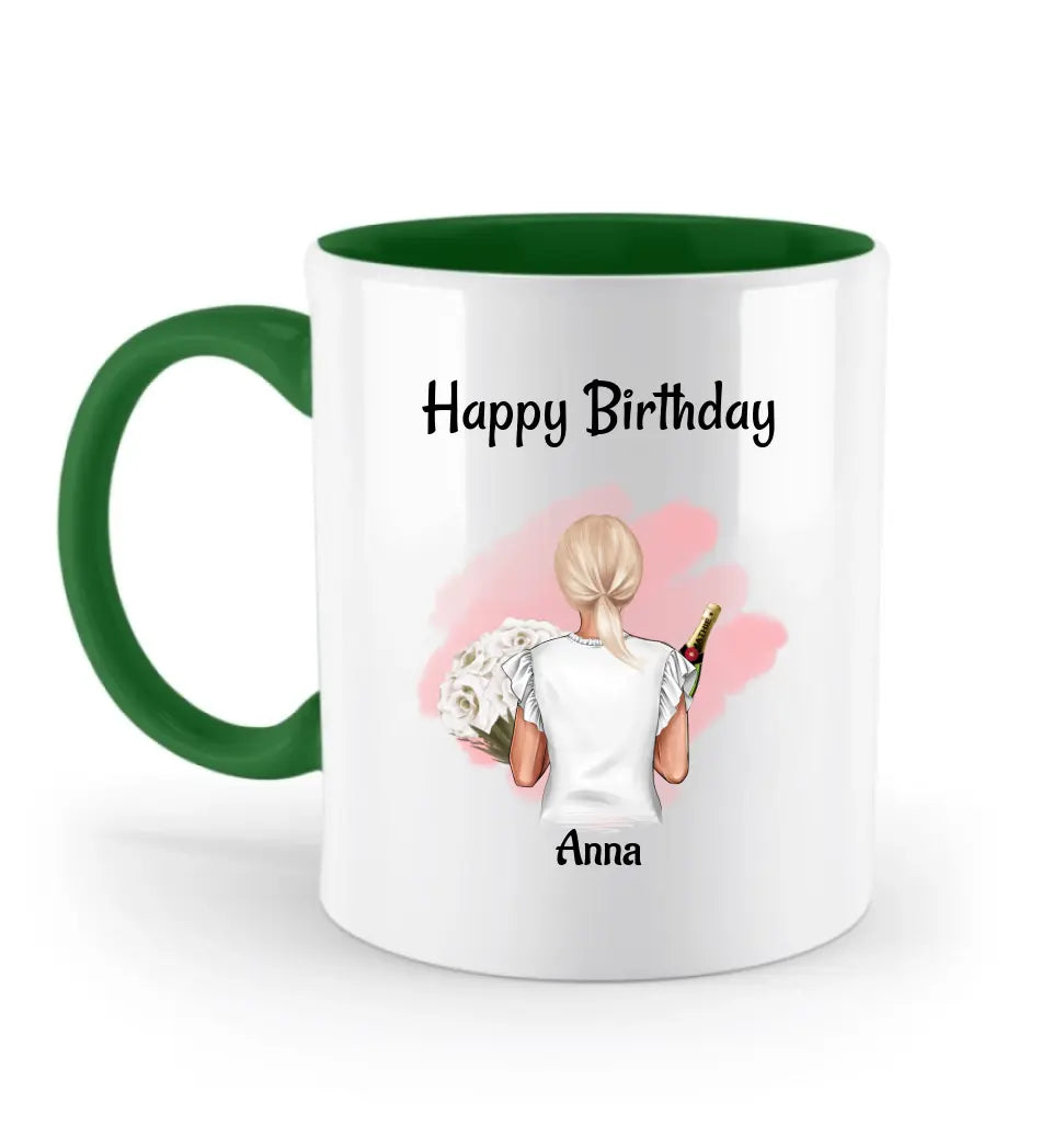 Kollegin Geburtstag Tasse Geschenk personalisiert - Cantty