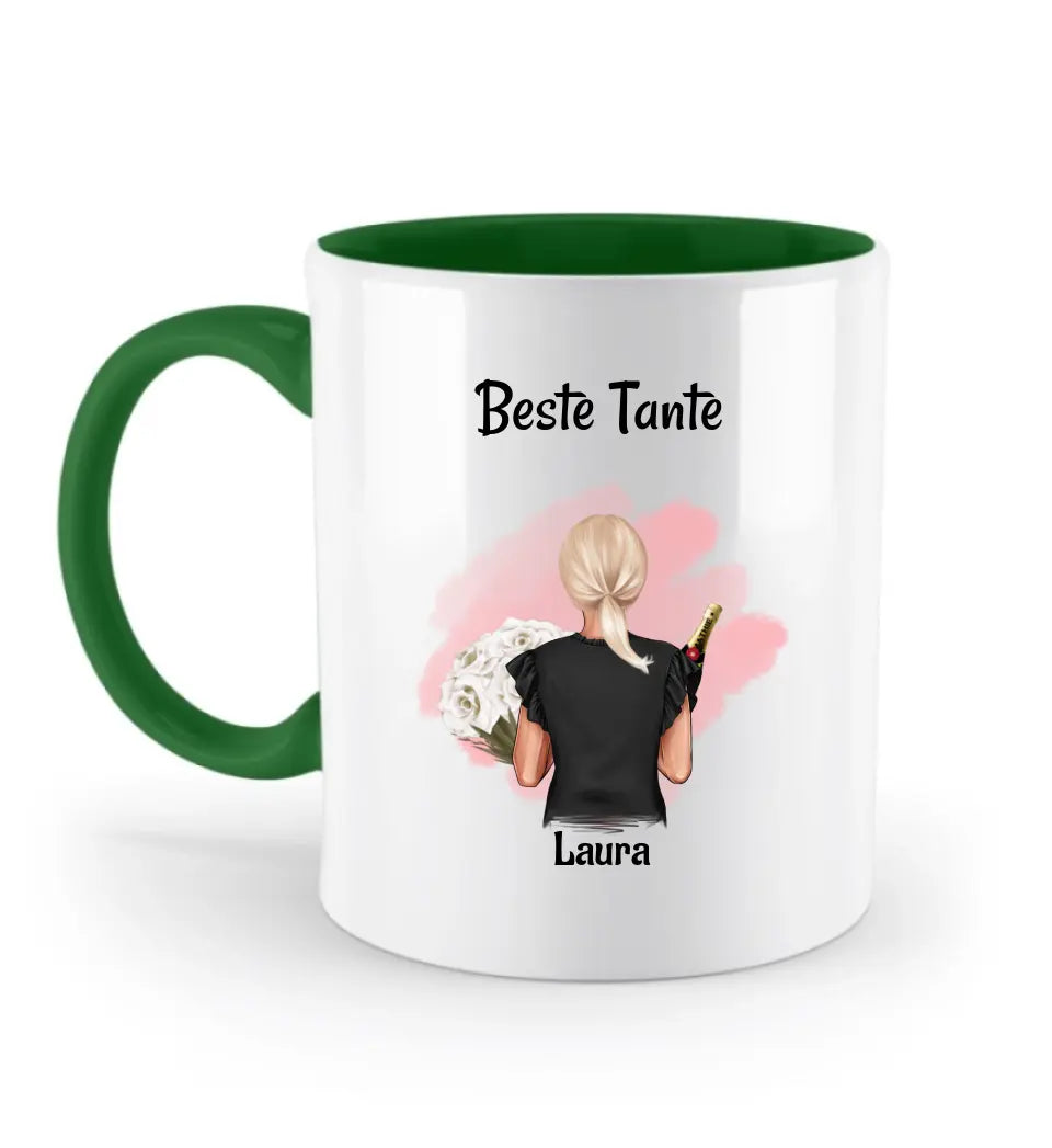 Geschenk Tante Tasse personalisiert - Cantty