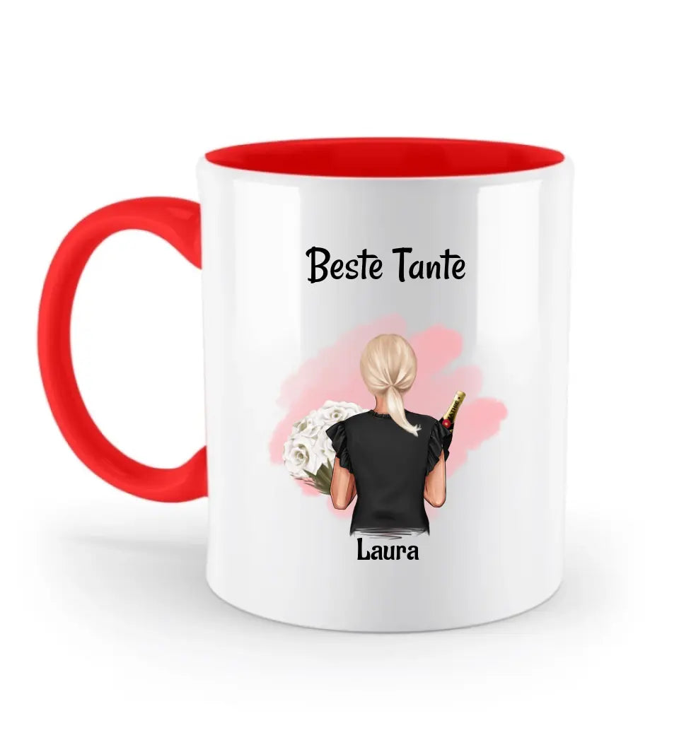 Geschenk Tante Tasse personalisiert - Cantty