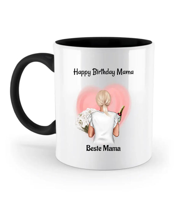 Tasse für Mama Geburtstag Geschenk personalisiert, Mutter Geburtstagsgeschenk - Cantty