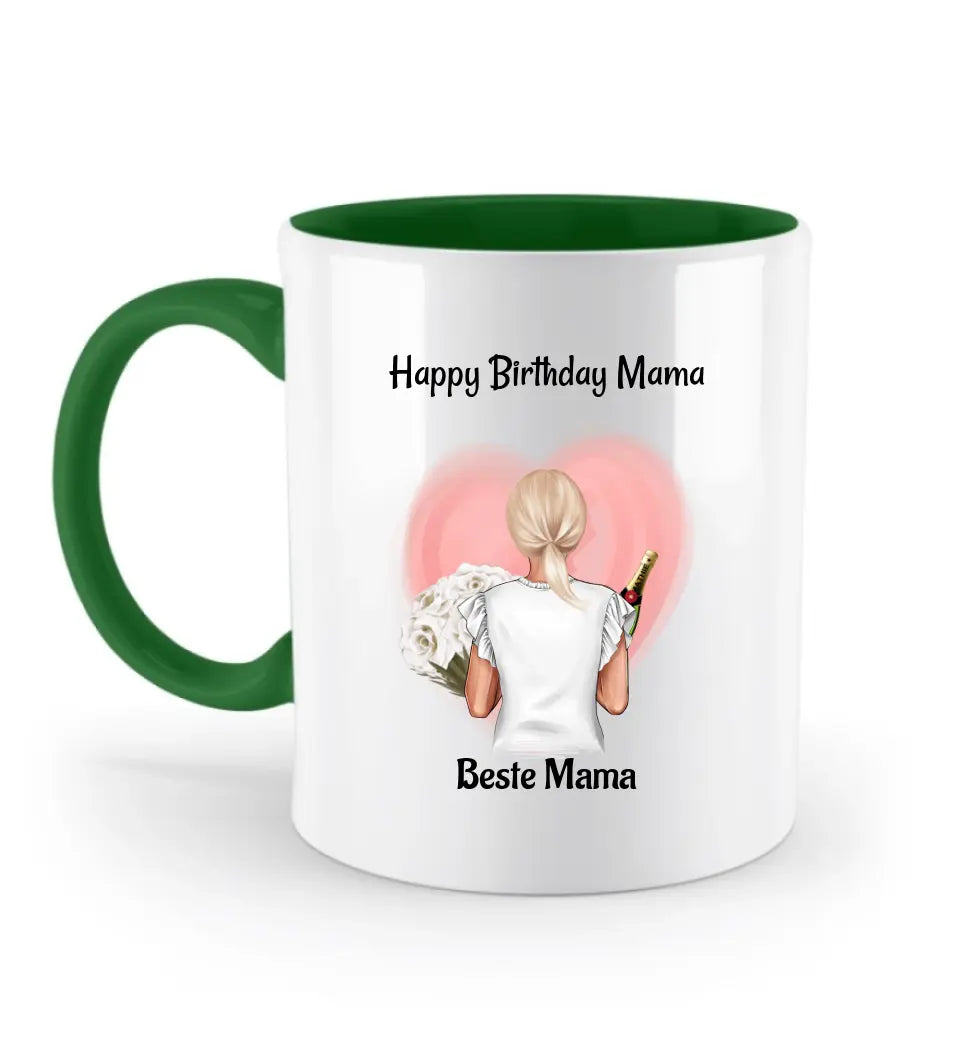 Tasse für Mama Geburtstag Geschenk personalisiert, Mutter Geburtstagsgeschenk - Cantty