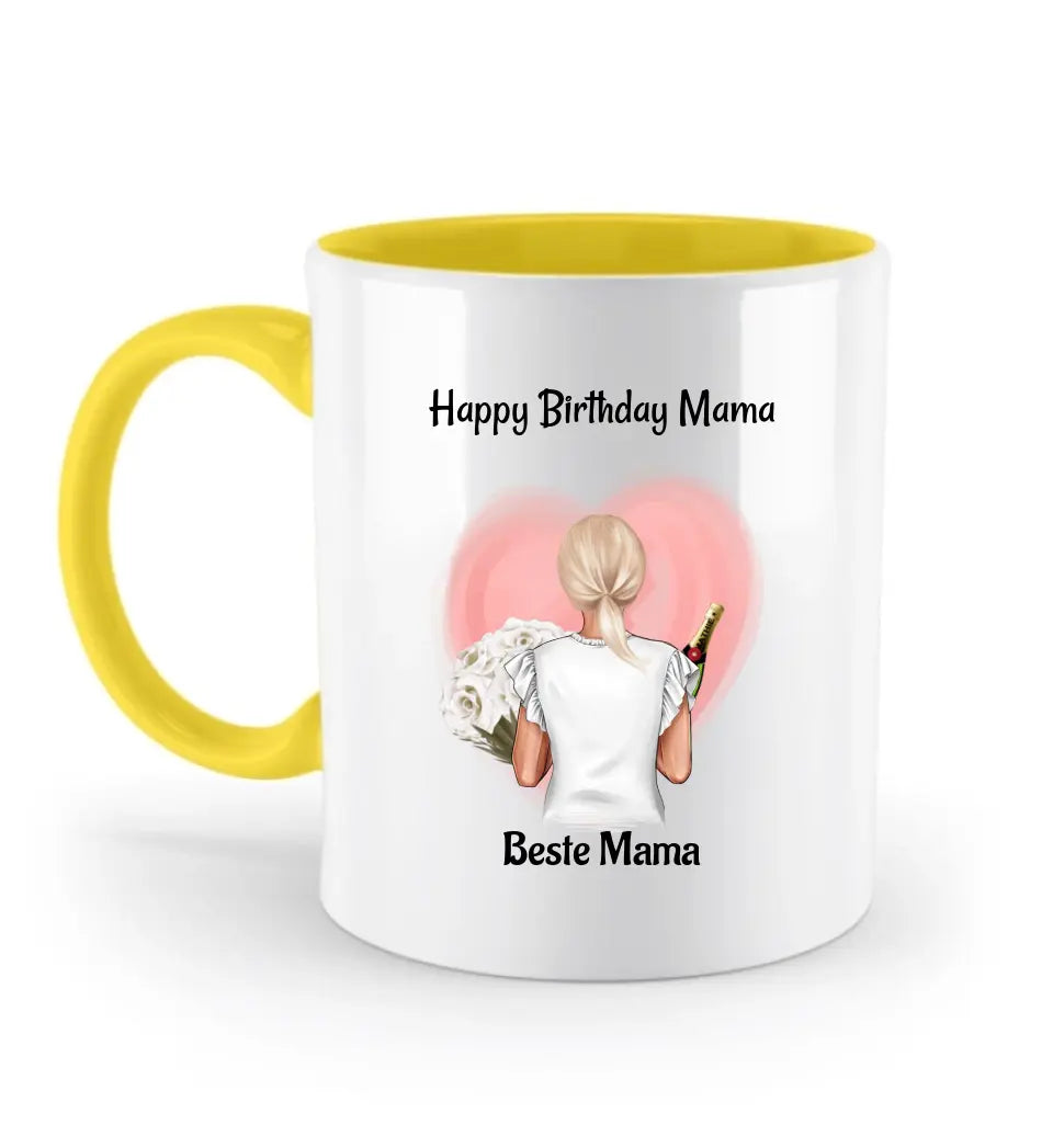 Tasse für Mama Geburtstag Geschenk personalisiert, Mutter Geburtstagsgeschenk - Cantty