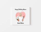 Geschenk für Mama zum Geburtstag Leinwandbild personalisiert - Cantty