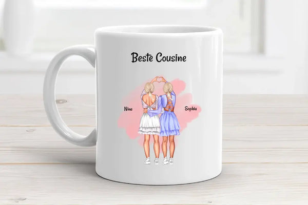 Tasse für Cousine zum Geburtstag personalisieren - Cantty
