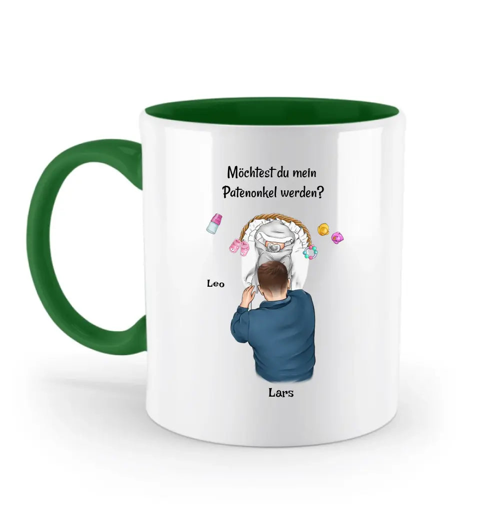 Tasse Patenonkel fragen Geschenk personalisiert - Cantty