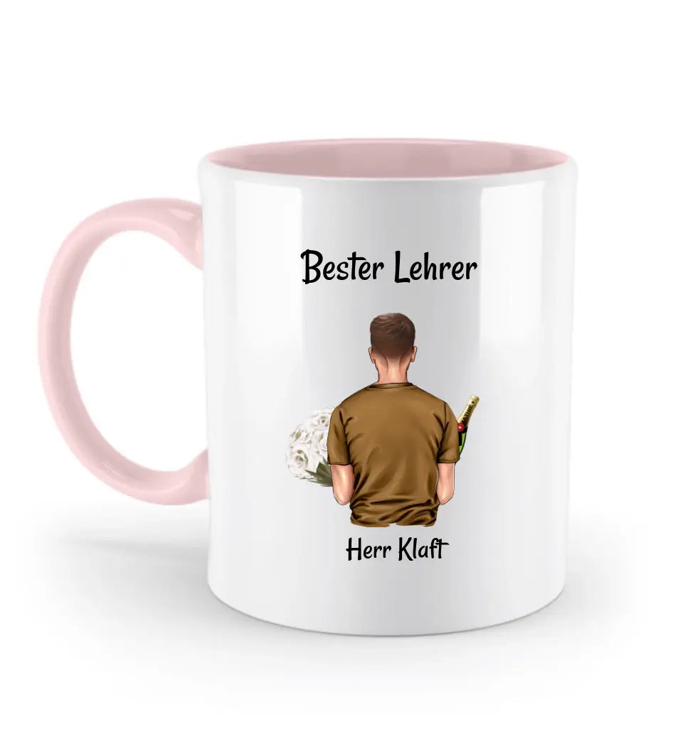 Lehrer Geschenk Abschied Tasse personalisiert - Cantty