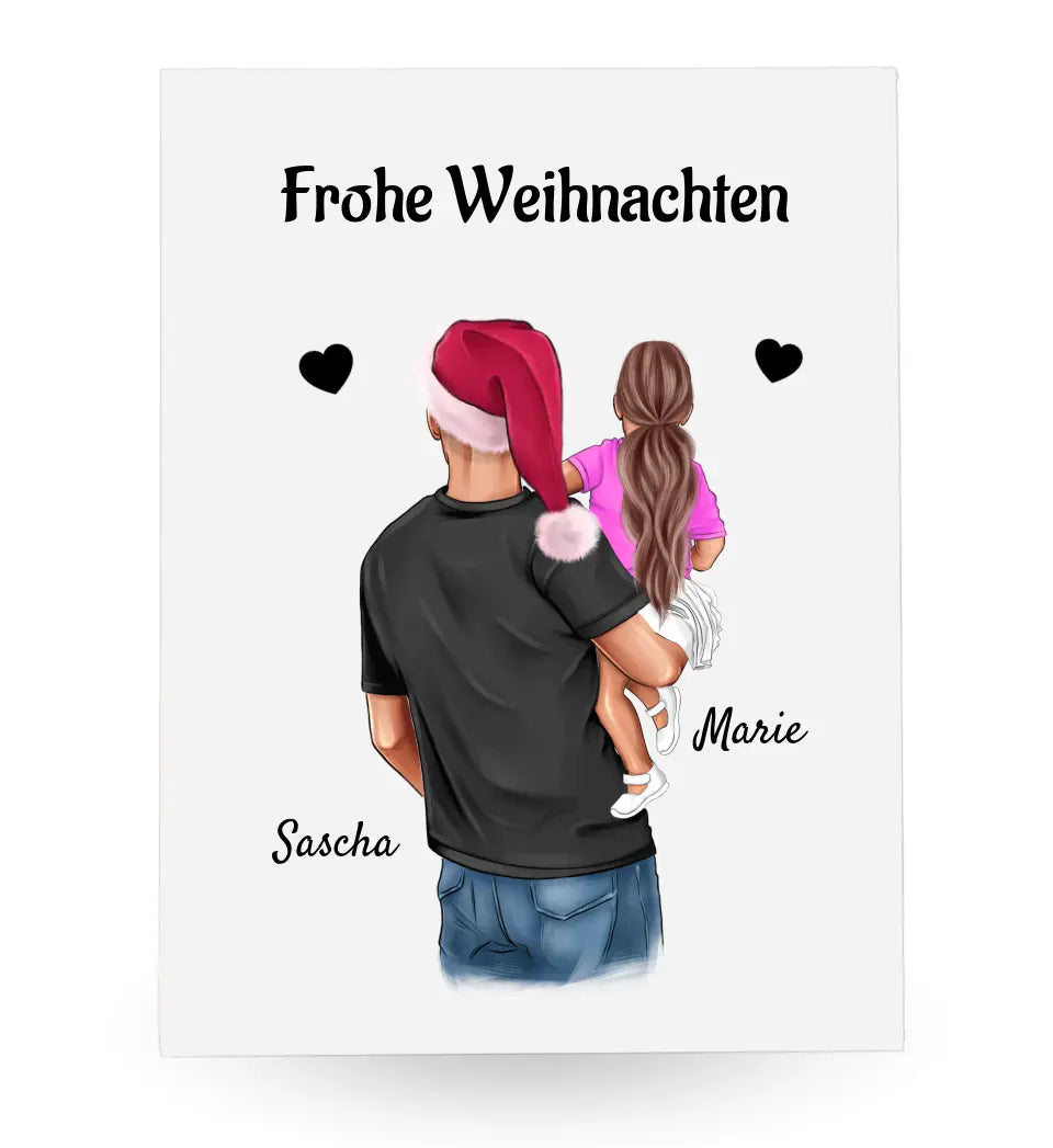 Geschenk zu Weihnachten Patenonkel Acrylglas Bild personaliseren - Cantty