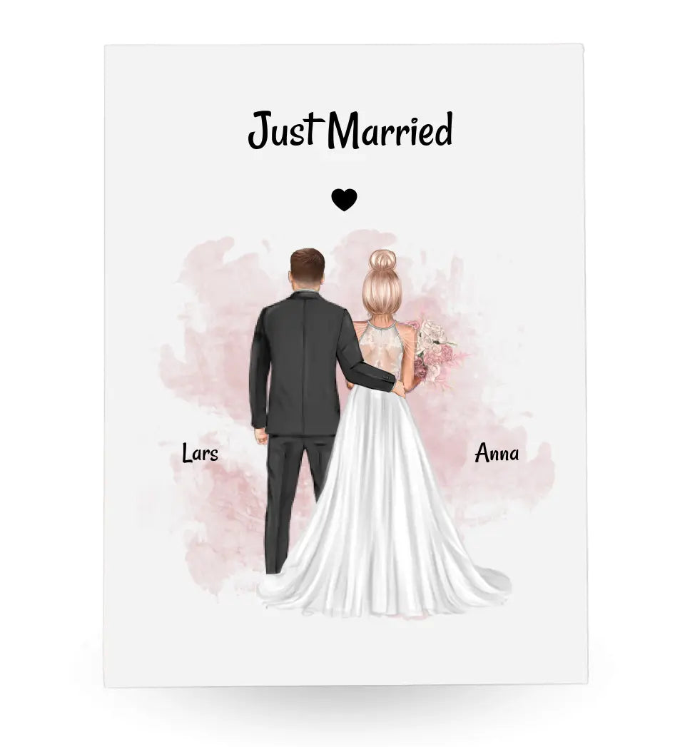 Acrylglas Hochzeitspaar Bild Geschenk gestalten - Cantty