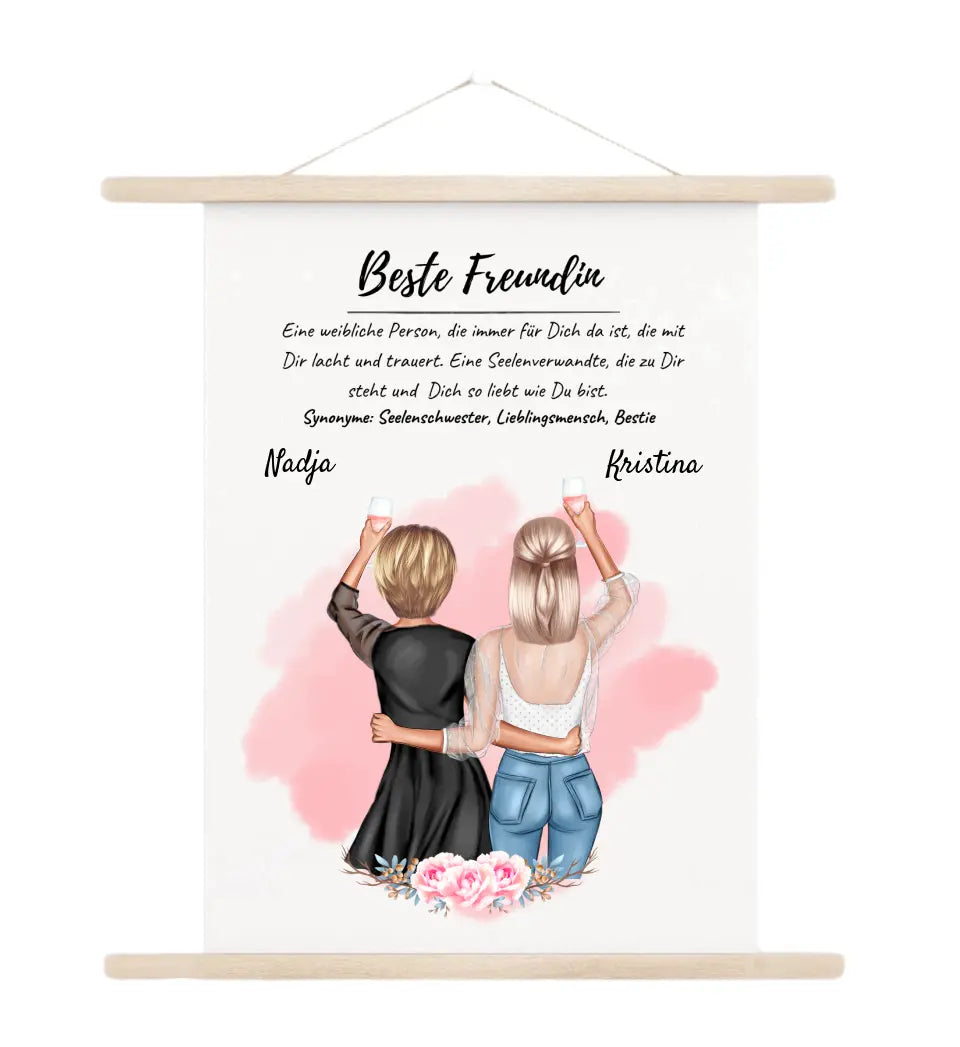 Leinwandbild für die beste Freundin gestalten - Cantty
