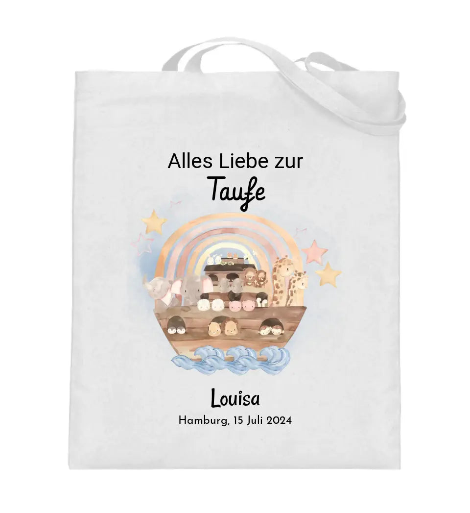 Taufe Jutebeutel Geschenk personalisiert - Cantty