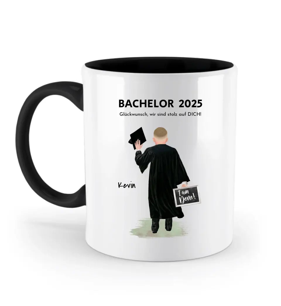 Bachelor Master Studium Abschluss Tasse personalisiert - Cantty