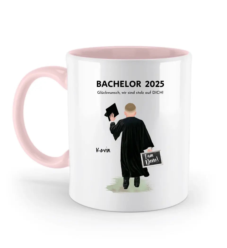 Bachelor Master Studium Abschluss Tasse personalisiert - Cantty
