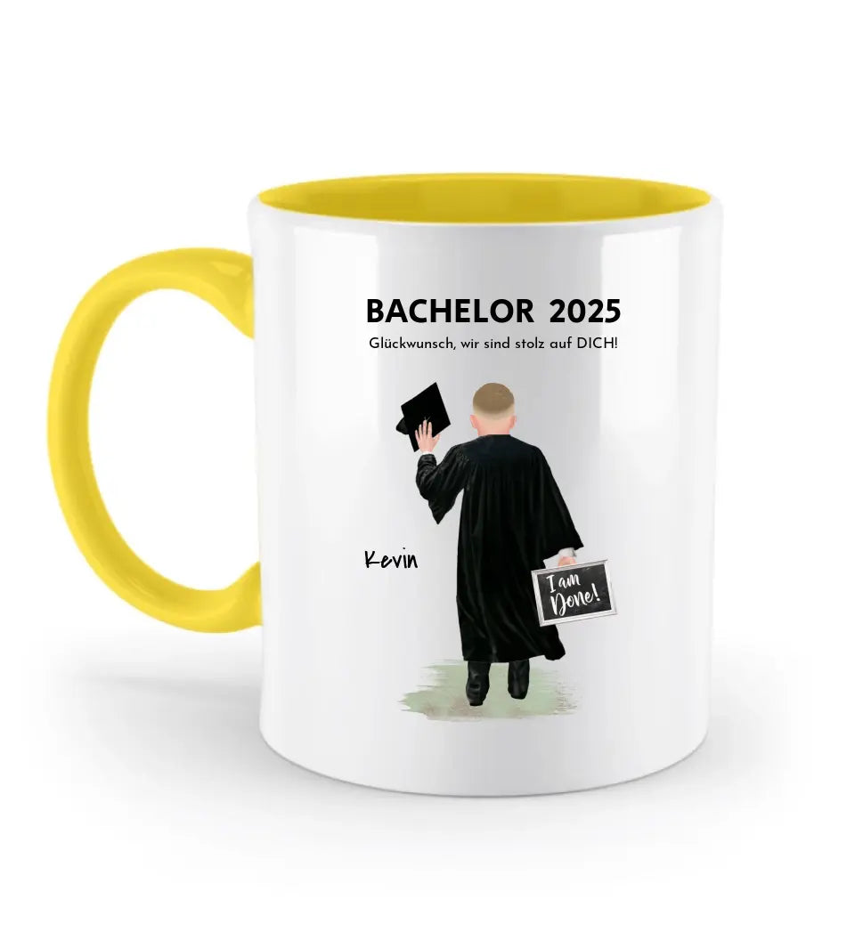 Bachelor Master Studium Abschluss Tasse personalisiert - Cantty
