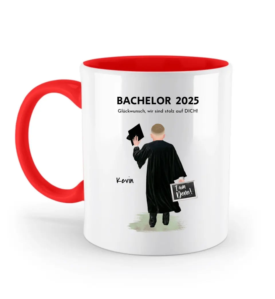 Bachelor Master Studium Abschluss Tasse personalisiert - Cantty