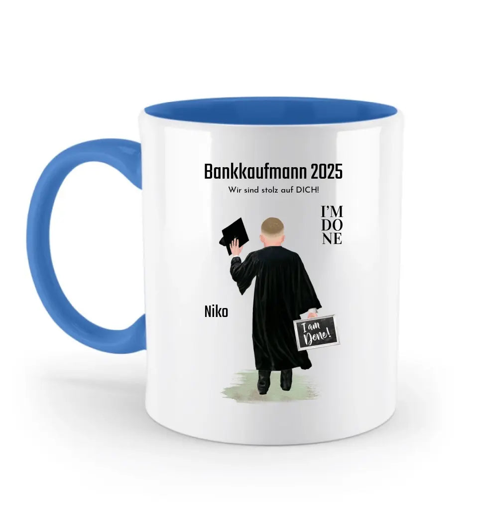 Abschluss Tasse Geschenk Ausbildung Junge - Cantty