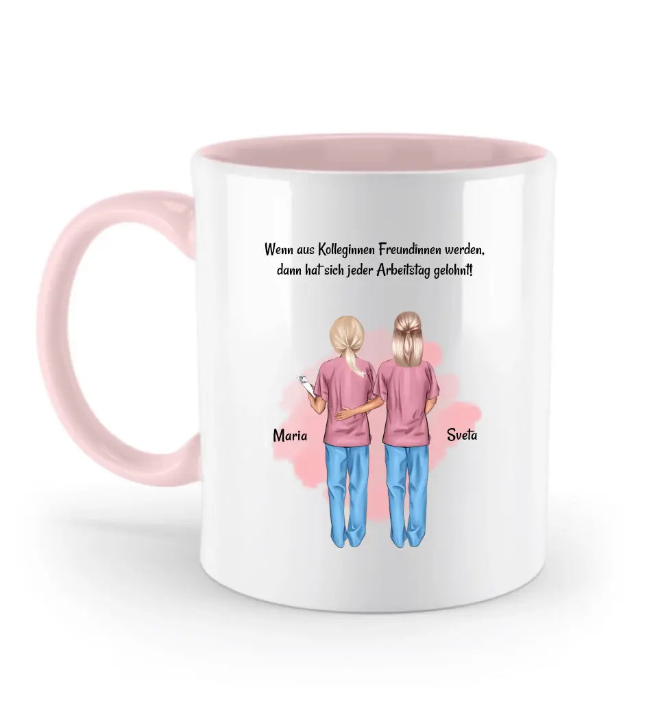 Pflegekraft Frau Kolleginnen Tasse personalisiert - Cantty