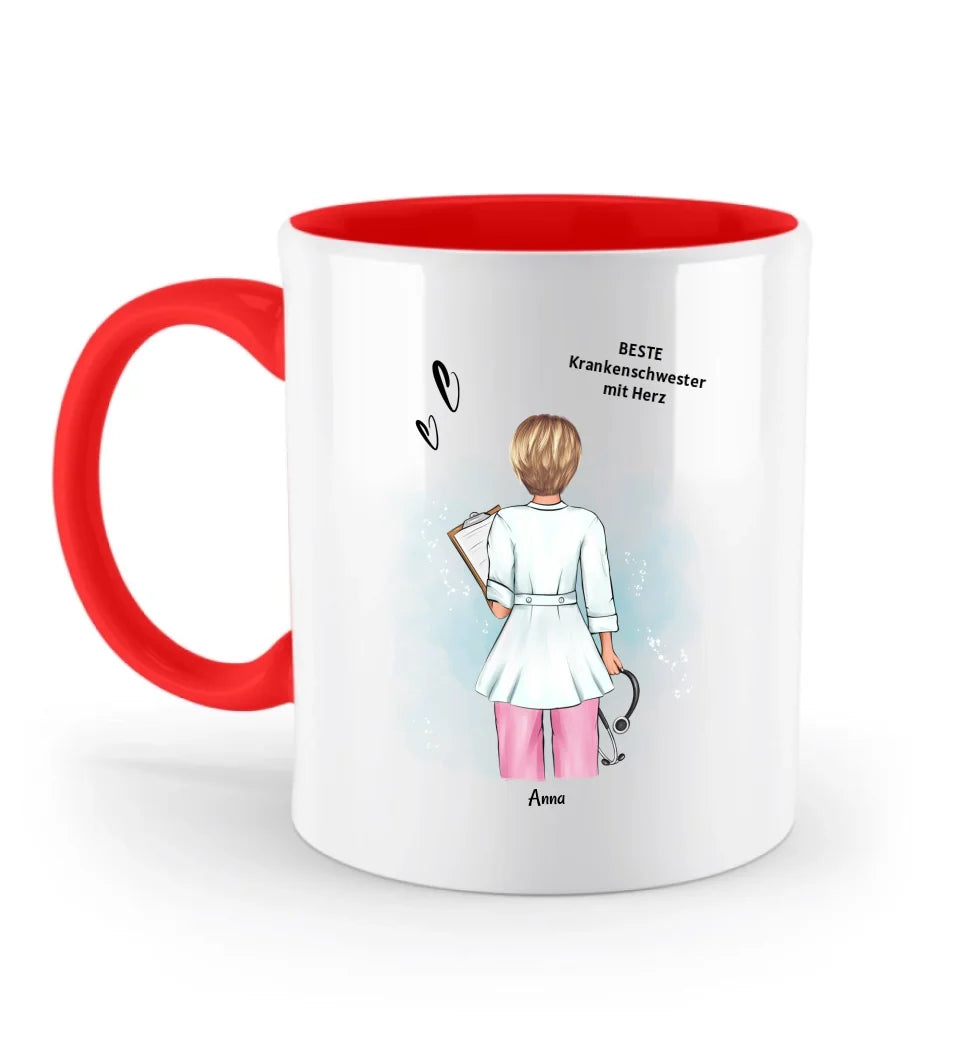 Tasse Krankenschwester Geschenk gestalten personalisiert - Cantty