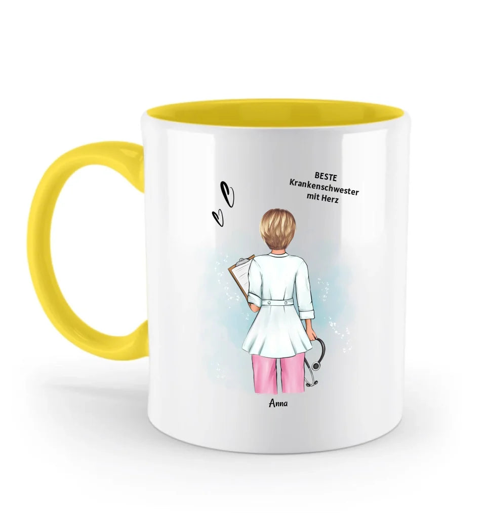 Tasse Krankenschwester Geschenk gestalten personalisiert - Cantty