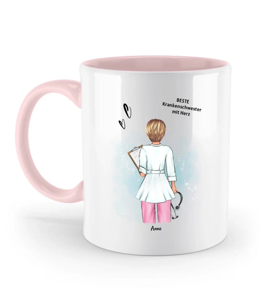 Tasse Krankenschwester Geschenk gestalten personalisiert - Cantty