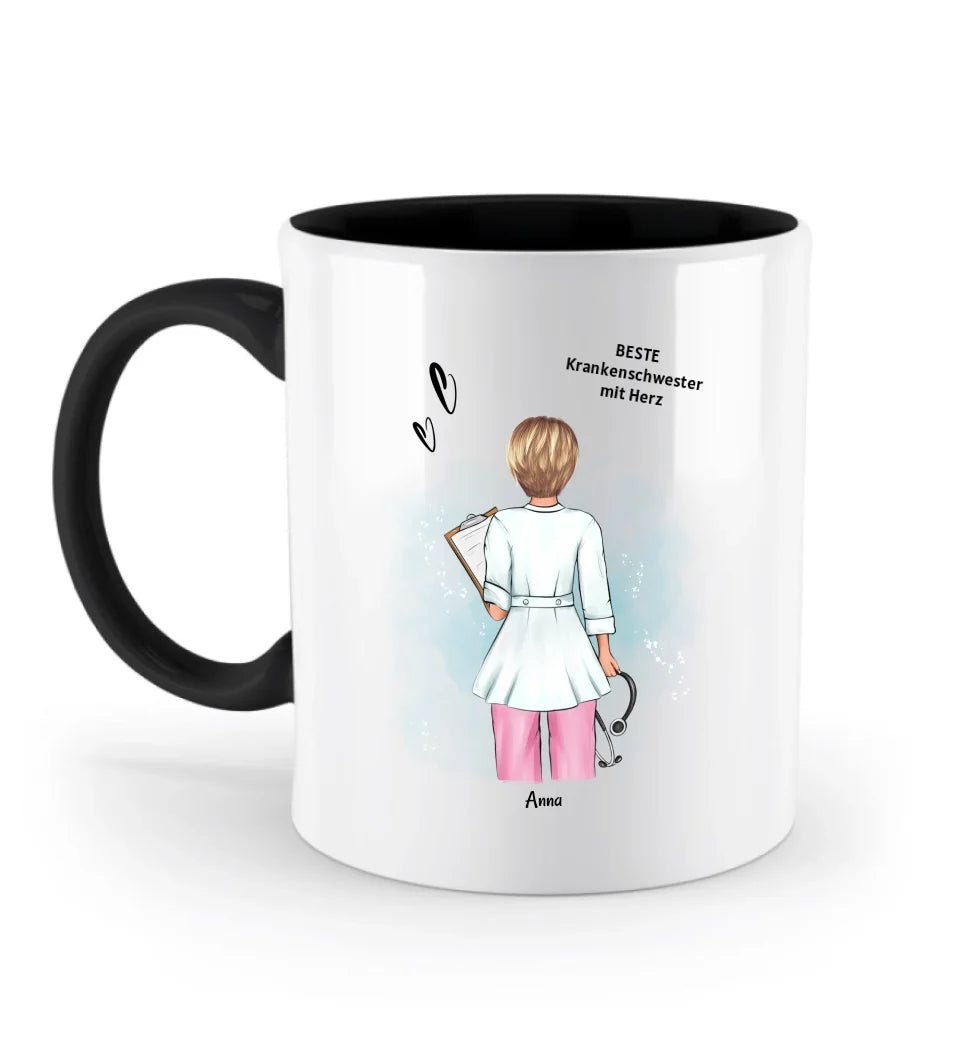 Tasse Krankenschwester Geschenk gestalten personalisiert - Cantty