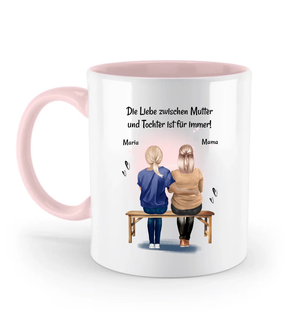 Tasse Mutter Tochter Geschenk mit Spruch - Cantty