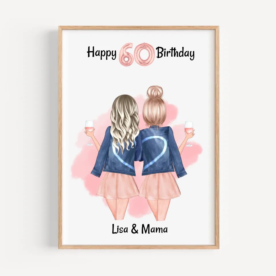 Mutter Geburtstag Geschenk Bild von Tochter - Cantty