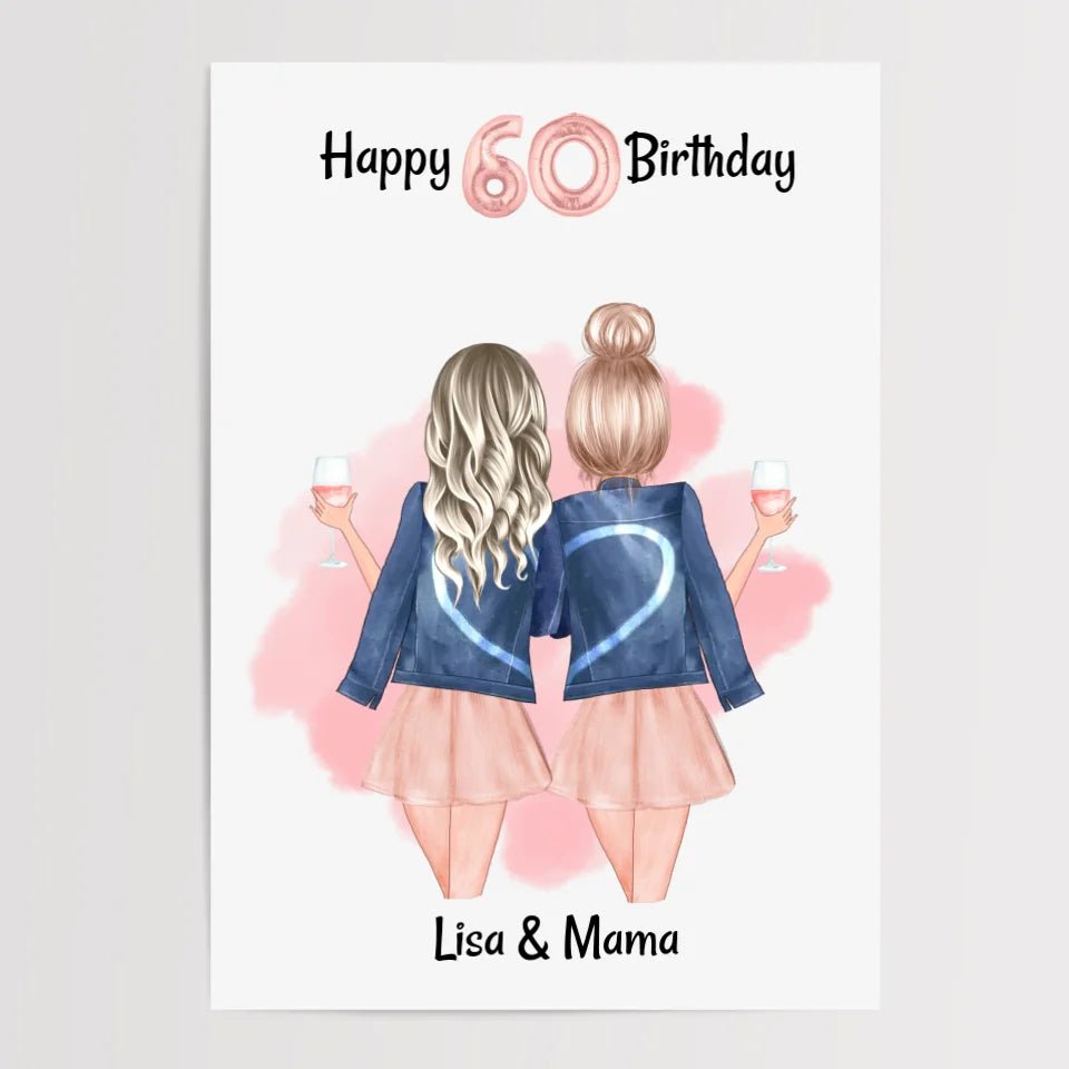 Mutter Geburtstag Geschenk Bild von Tochter - Cantty