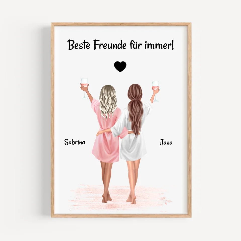 Braut JGA Poster personalisiert - Cantty