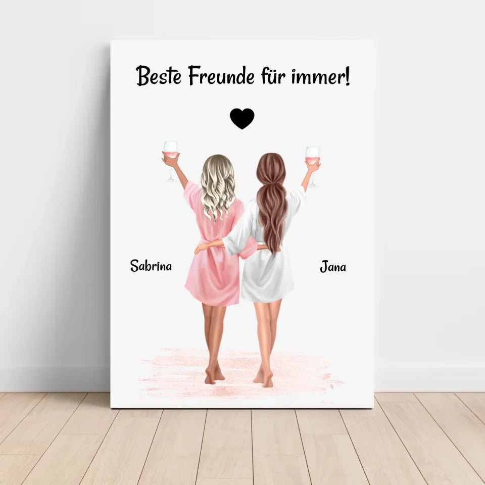 Braut JGA Poster personalisiert - Cantty