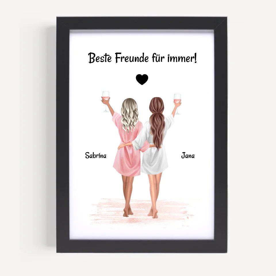 Braut JGA Poster personalisiert - Cantty