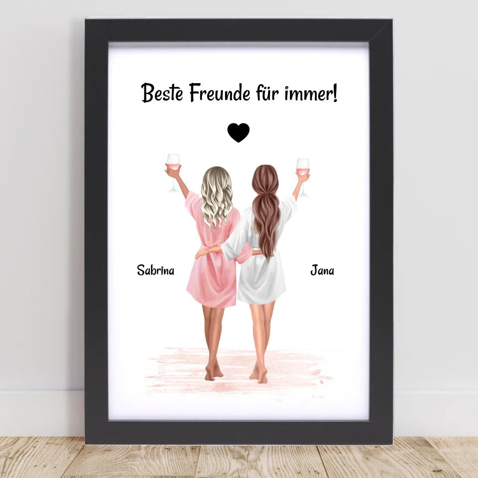 Braut JGA Poster personalisiert - Cantty