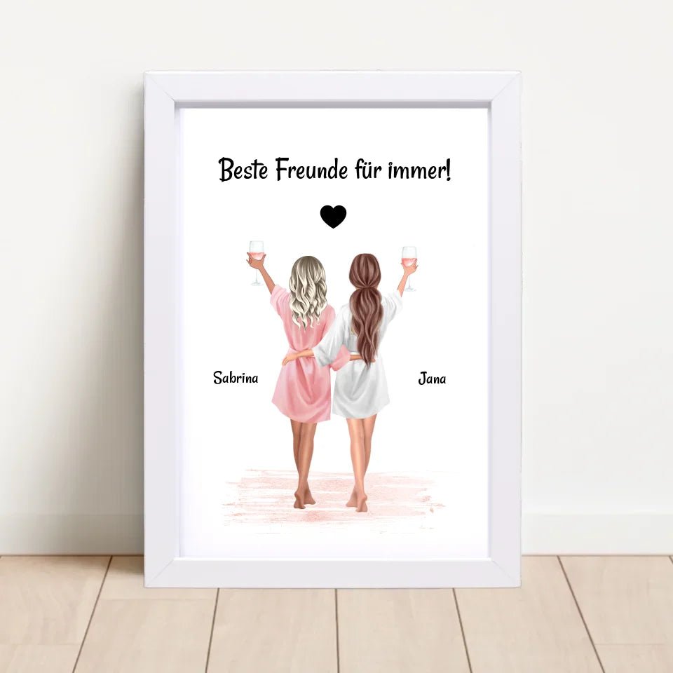 Braut JGA Poster personalisiert - Cantty