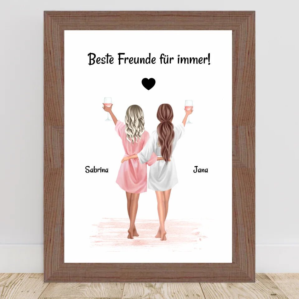 Braut JGA Poster personalisiert - Cantty