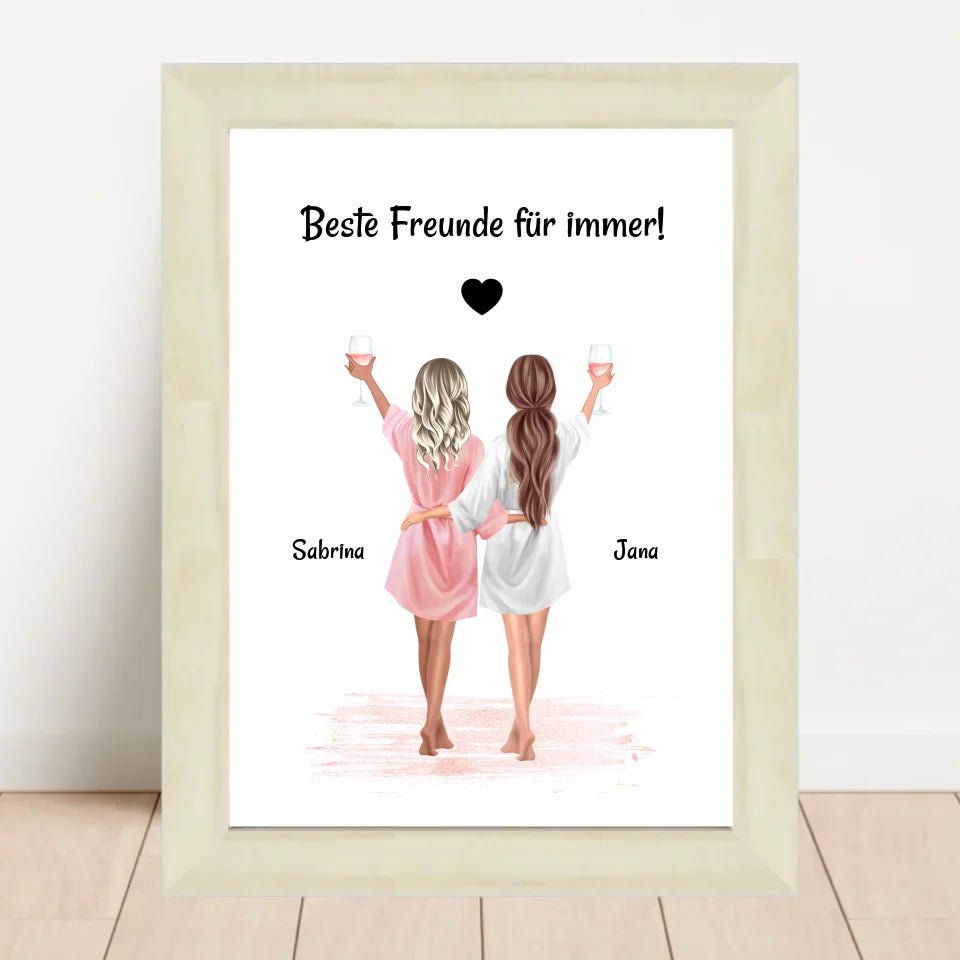 Braut JGA Poster personalisiert - Cantty