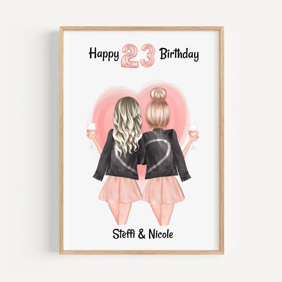 Last Minute Geschenk Beste Freundin, Freundinnen & Schwester kurzfristig getsalten - Cantty