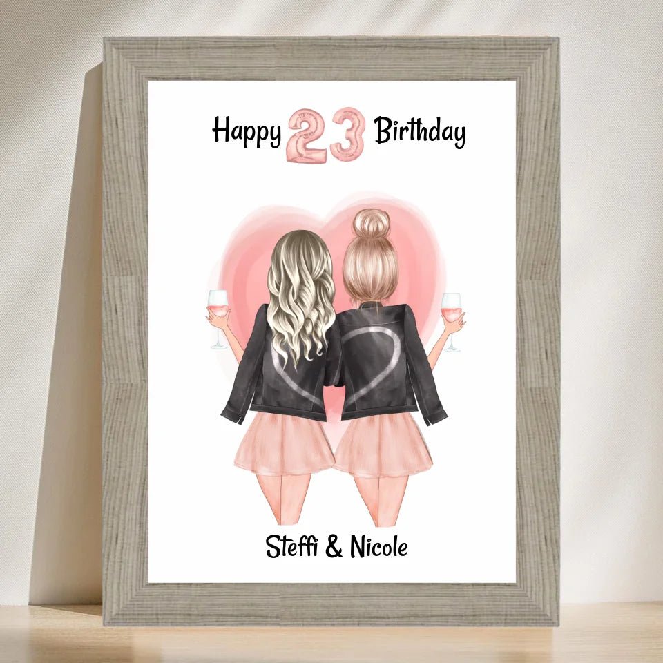 Last Minute Geschenk Beste Freundin, Freundinnen & Schwester kurzfristig getsalten - Cantty