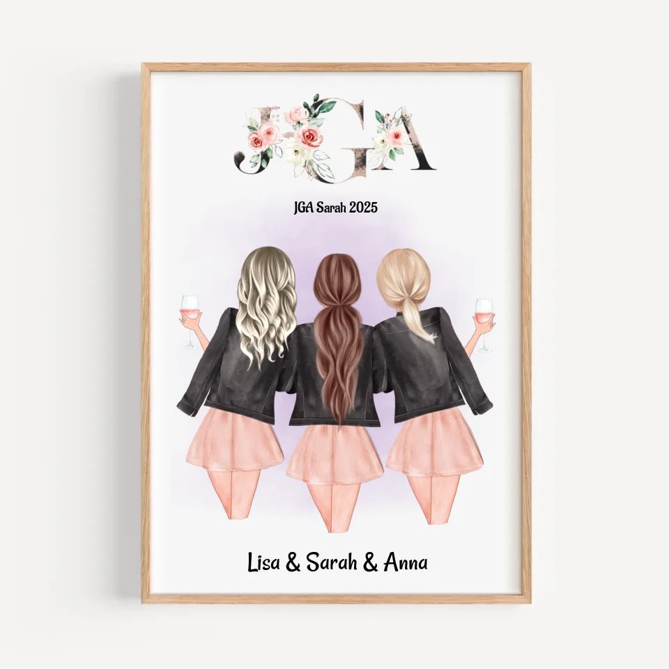 Junggesellinnenabschied 3 beste Freundin Bild - Cantty