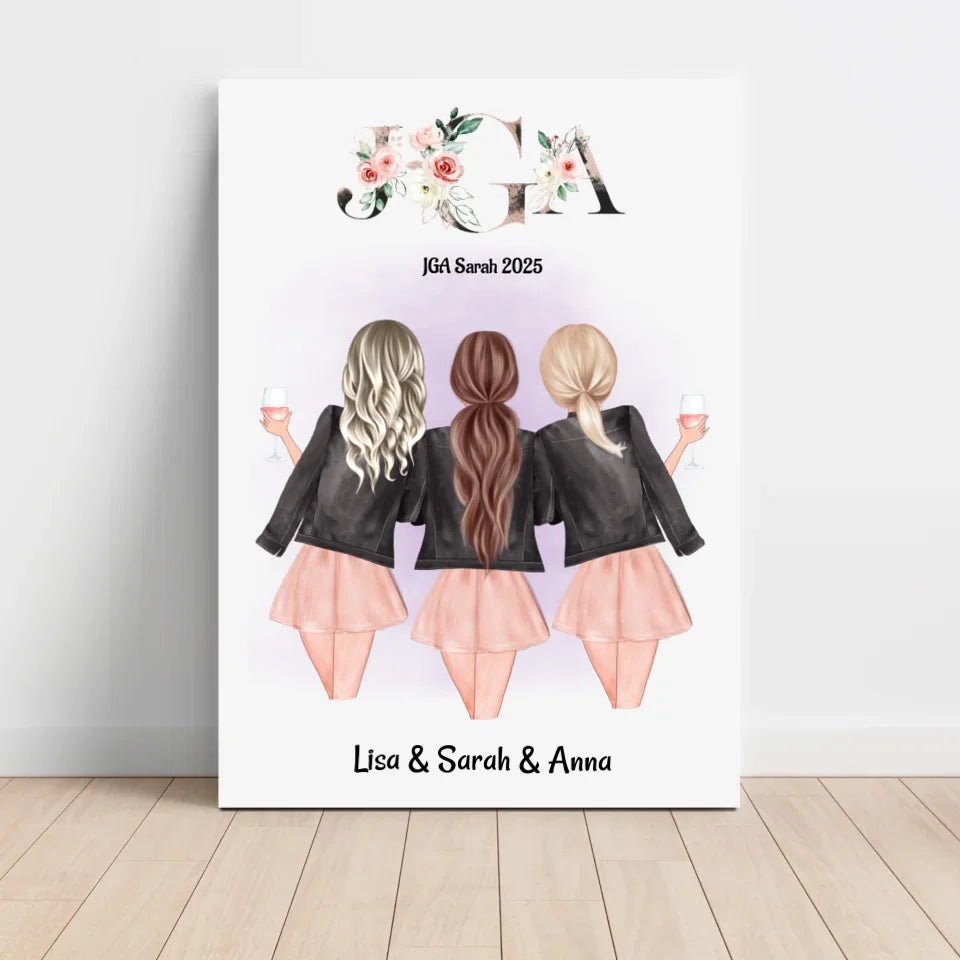 Junggesellinnenabschied 3 beste Freundin Bild - Cantty