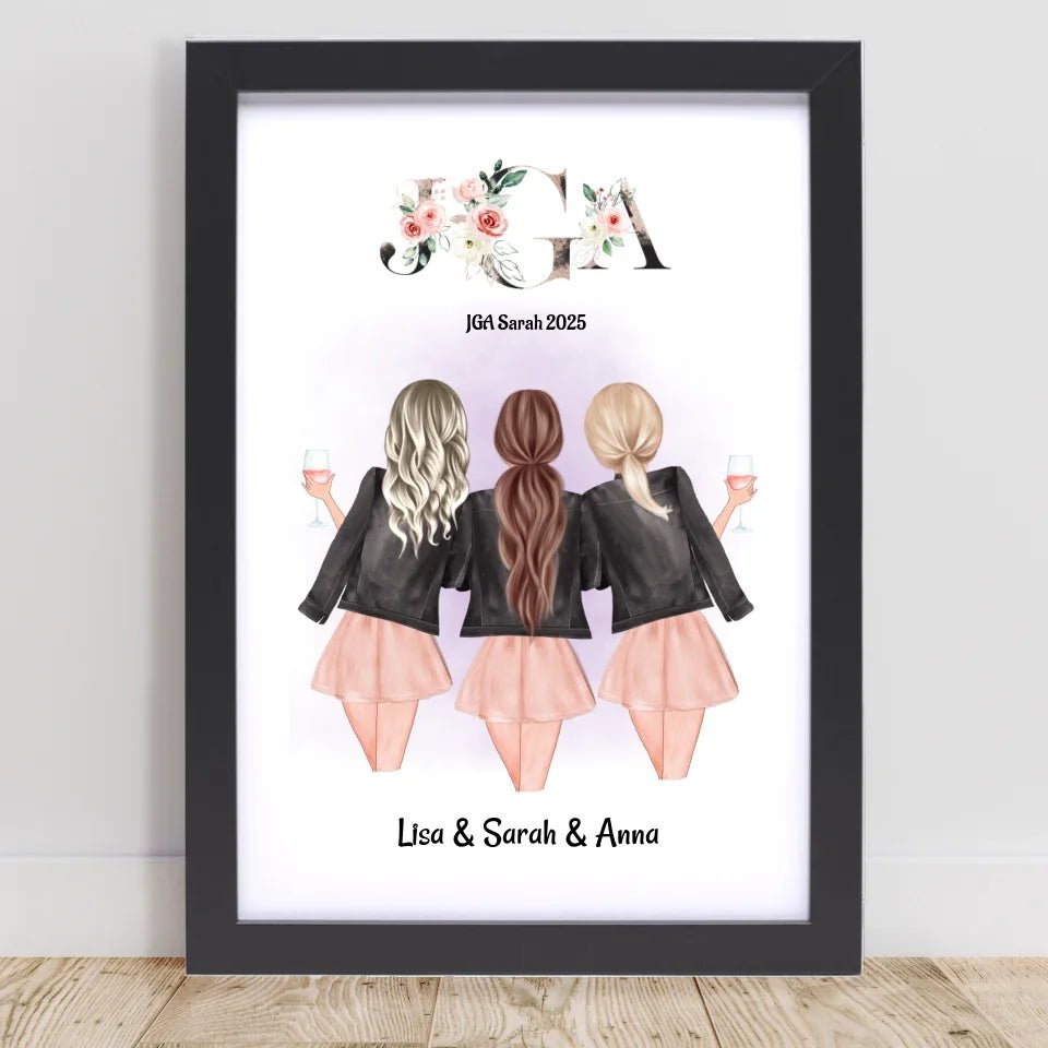 Junggesellinnenabschied 3 beste Freundin Bild - Cantty